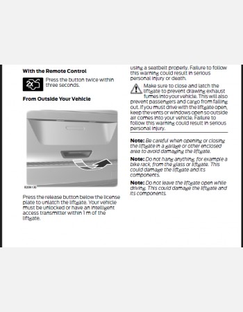 ford everest 2016 2017 2018 owners manual